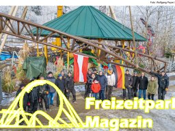 Aufbau des Themenbereichs „Sonnenbucht“ in FANTASIA (Januar 2025)